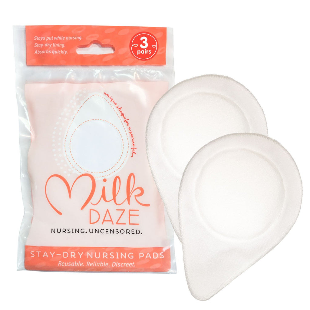 MilkDaze Stay Put Nursing Pads 3-pack – Milkdaze